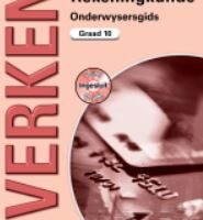 Verken Rekeningkunde Graad 10 Onderwysersgids