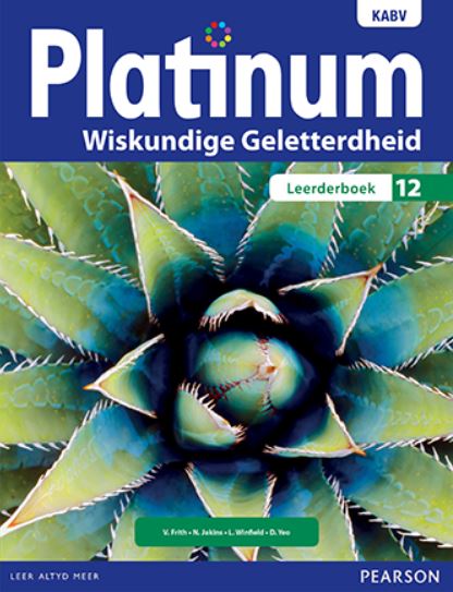 Platinum Wiskundige Geletterdheid Graad 12 Leerderboek 9780636143364