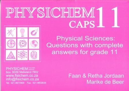 Physichem Grade 11 CAPS Physical Sciences 9781868631445
