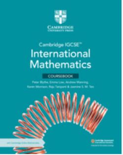 Cambridge IGCSE™ International Mathematics Coursebook with Cambridge Online Mathematics (2 Years' Access)