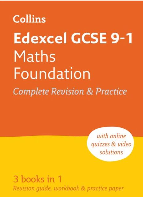 Collins Edexcel GCSE 9-1 Maths Foundation All-in-One Complete Revision and Practice with Answers