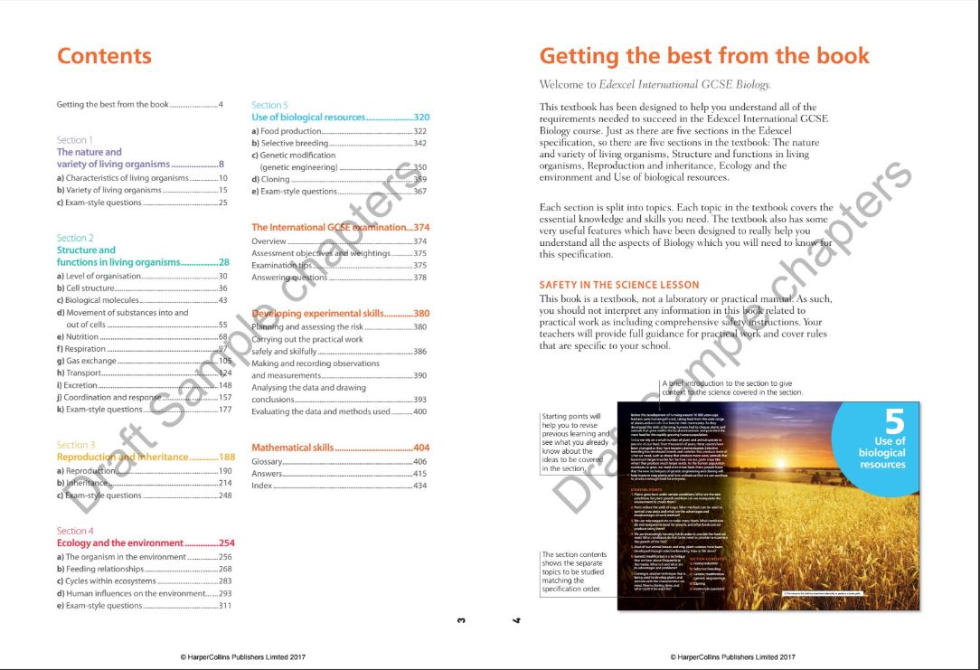 Collins - Edexcel International GCSE (9-1) Biology Student Book (Edexcel International GCSE - Image 3