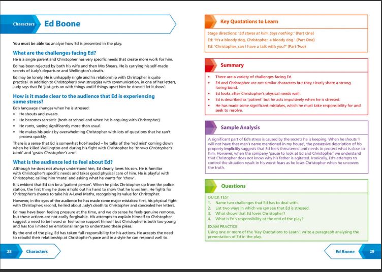 Collins SNAP Revision - The Curious Incident of the Dog in the Night-time: AQA GCSE 9-1 English Literature Text Guide - Image 3