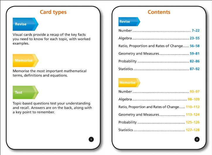 Collins AQA GCSE 9-1 Maths Higher Revision Cards 9780008359751 - Image 2