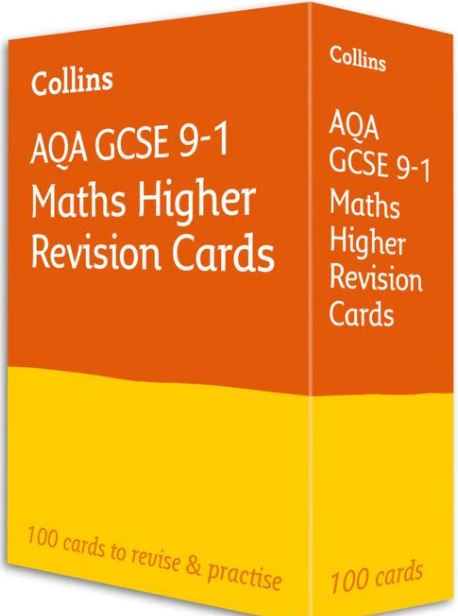 Collins AQA GCSE 9-1 Maths Higher Revision Cards 9780008359751