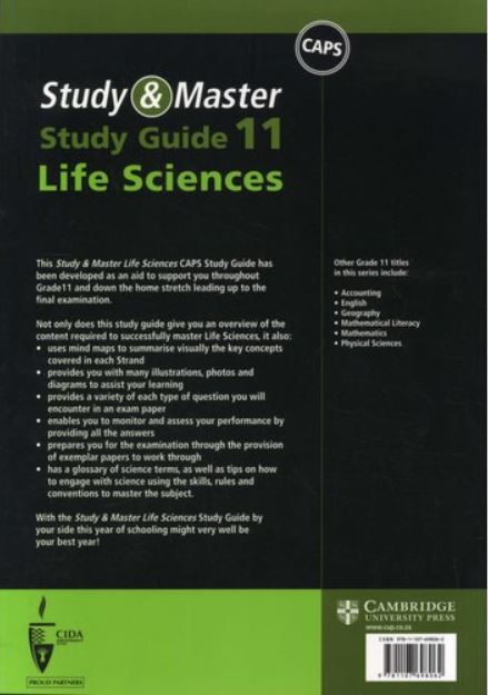 Study & Master Life Sciences Study Guide Grade 11 English - Image 2