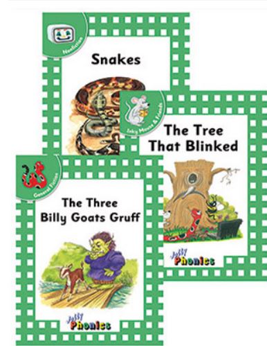 Jolly Phonics Readers Level 3 Complete Set (in print letters)