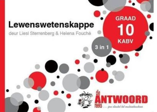 LIKE NEW - Die Antwoord-Reeks Graad 10 lewenswetenskappe 3 in 1 KABV studiegids