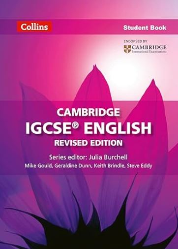 LIKE NEW - Collins Cambridge IGCSE English Student Book Revised edition