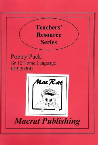 LIKE NEW - Macrat Poetry Grade 12 IEB Home Language - 9781775831938