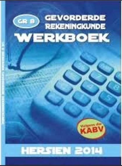 Gevorderde Rekeningkunde Graad 8