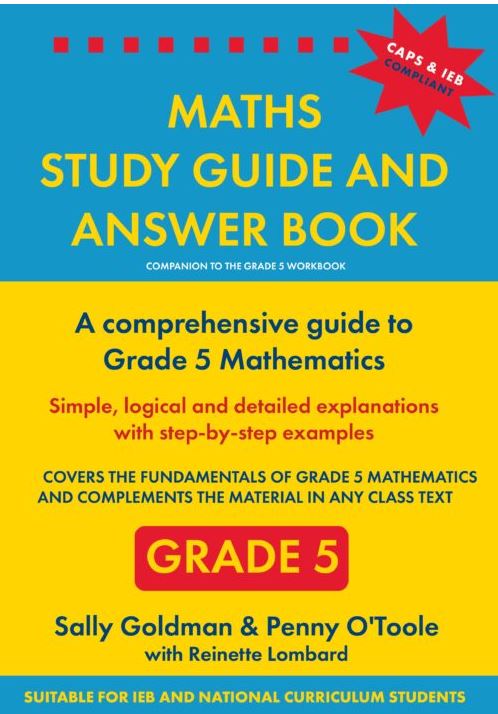 Grade 5 Maths Study Guide and Answer Book - 9780637008853