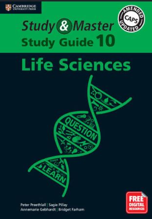 LIKE NEW - Study and Master Life Sciences Gr 10 Study Guide - 9781108629355